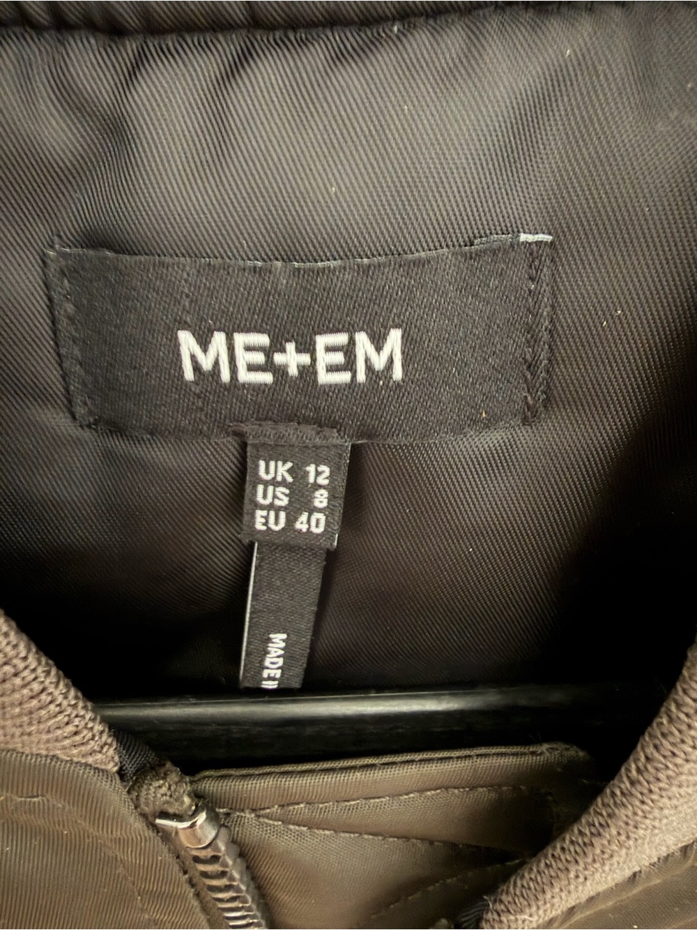 ME+EM Women’s Olive Bomber Jacket - ME+EM - Picture 2 of 7